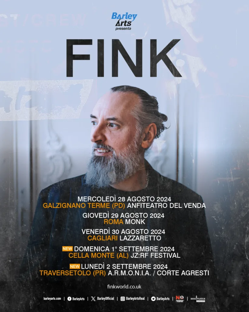 FINK: Due Nuove Date Aggiunte al Tour