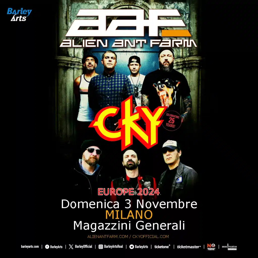 ALIEN ANT FARM + CKY: Una Data a Milano il Prossimo Novembre!